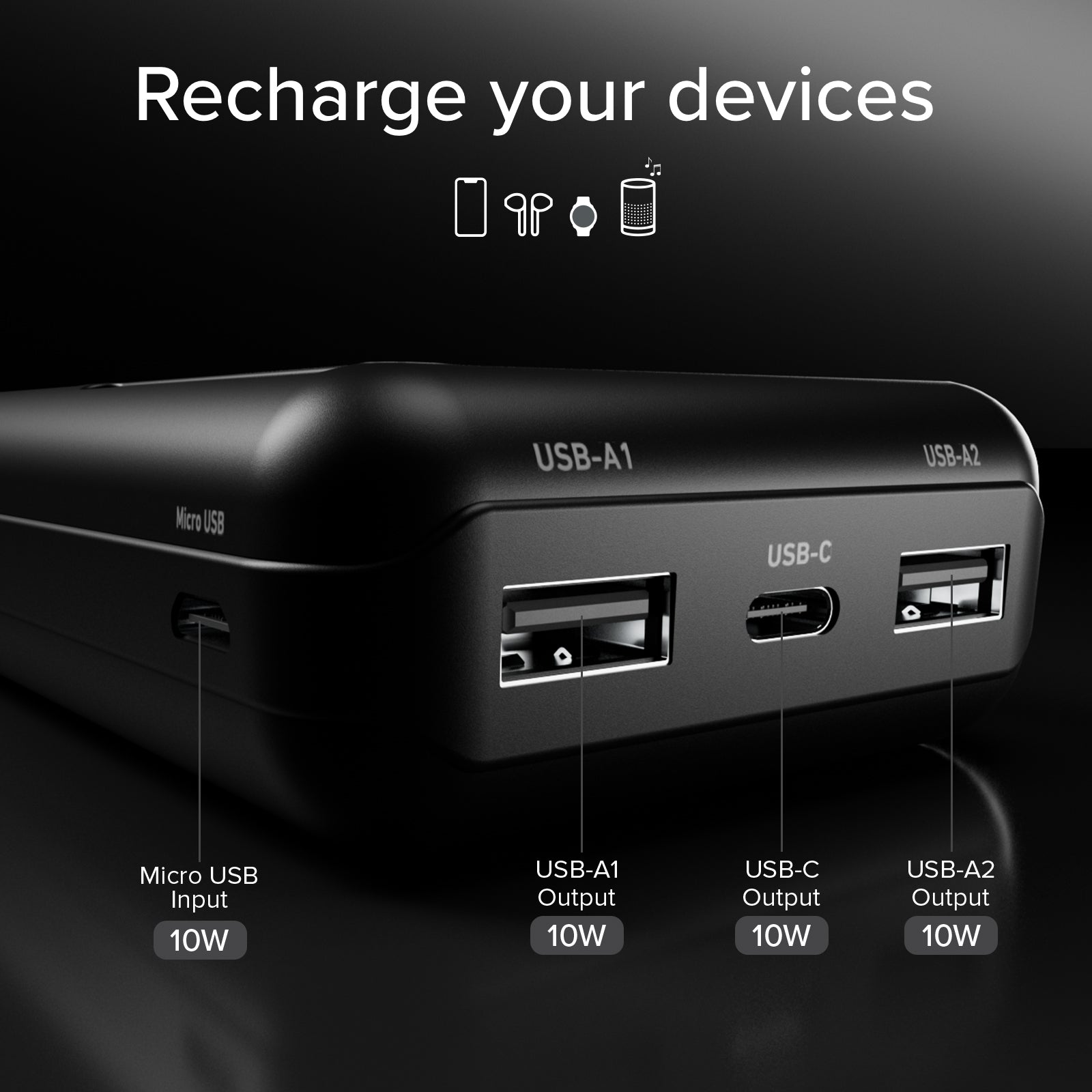 Powerbank solar de 10.000 mAh