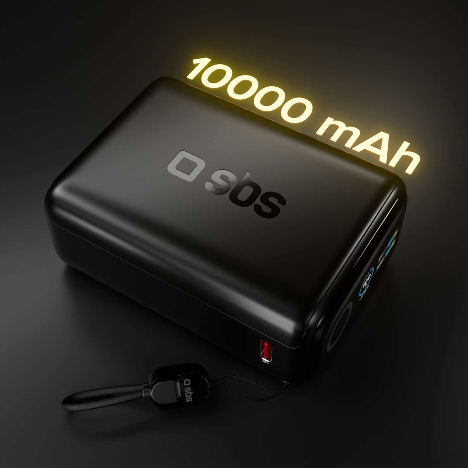 Batería externa 10000 mAh 40 W Power Delivery y AVS, con cable USB-C incluido y pantalla inteligente