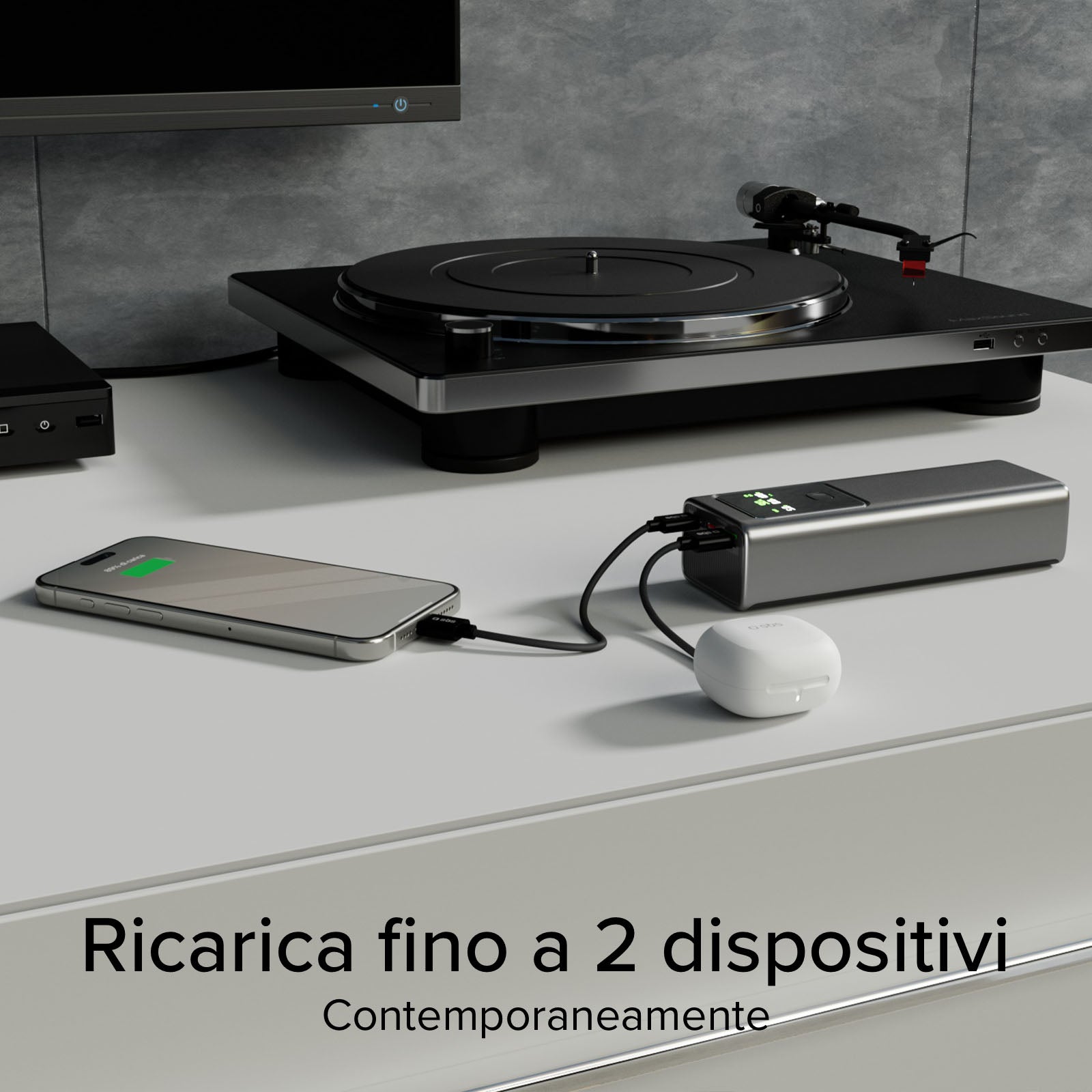 LCD-Powerbank 20.000 mAh mit PD 100 W