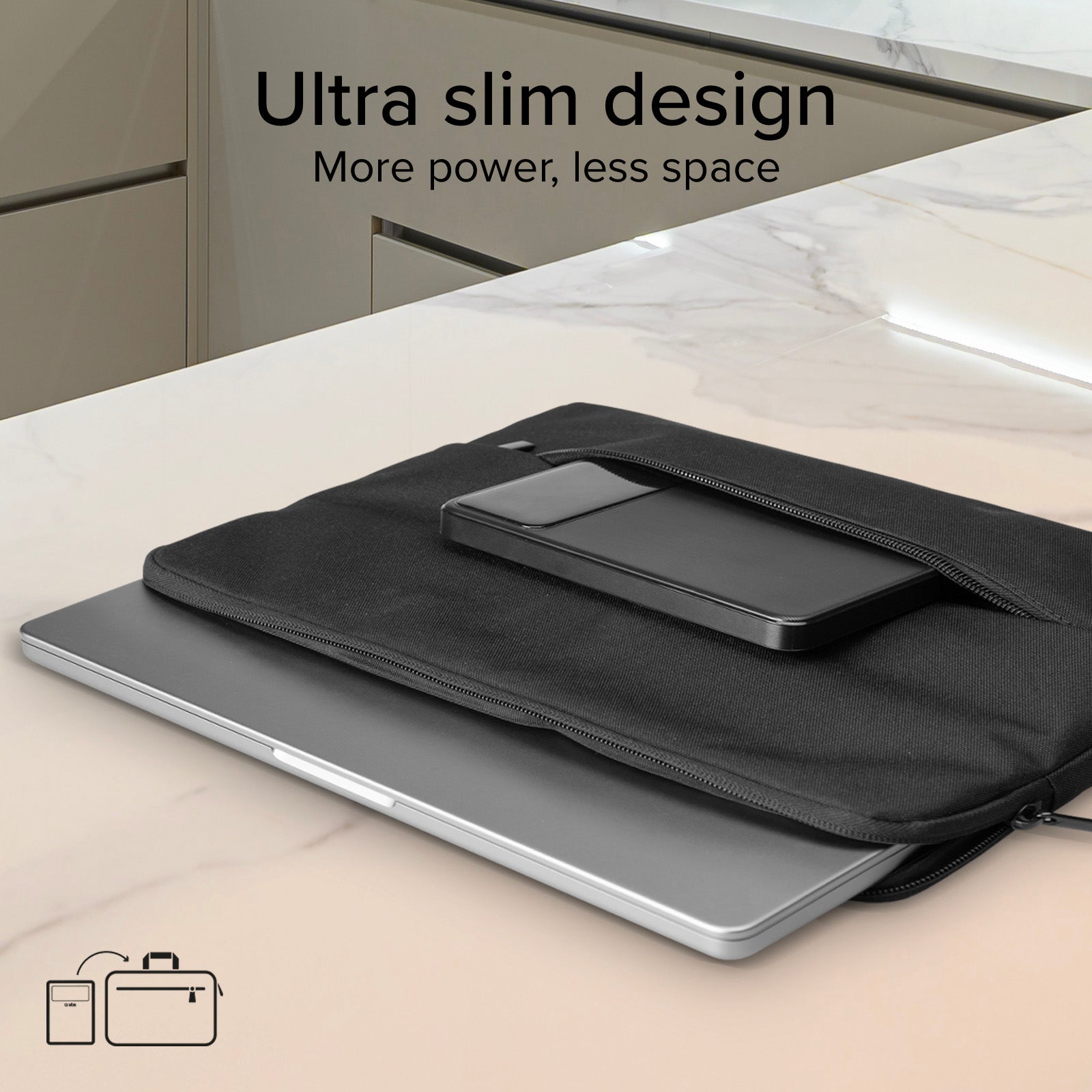 Powerbank da 20.000 mAh ultra slim 100 Watt