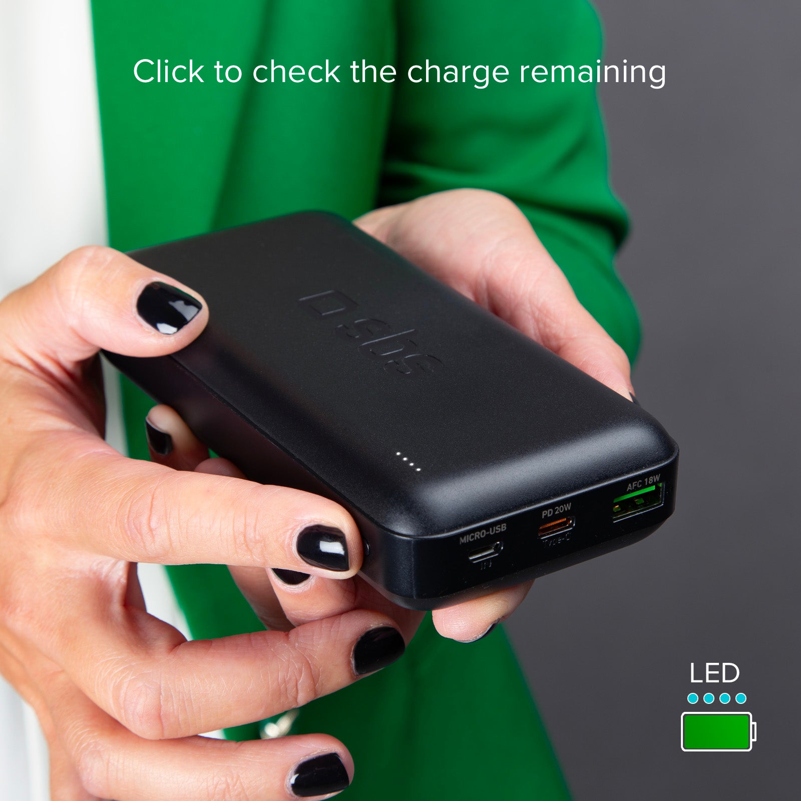 Power bank da 20.000 mAh con Power Delivery 20W