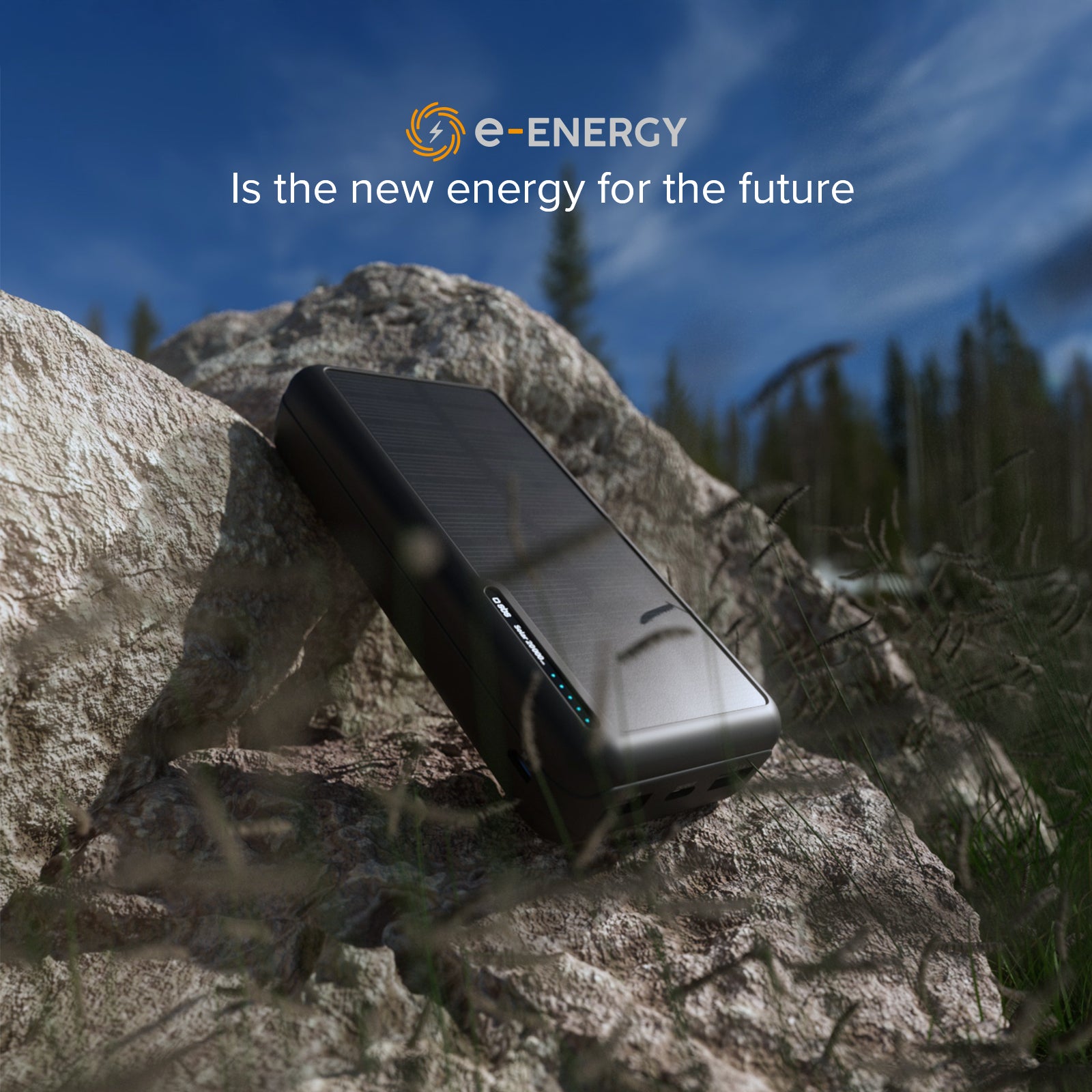 Batterie externe solaire de 20.000 mAh