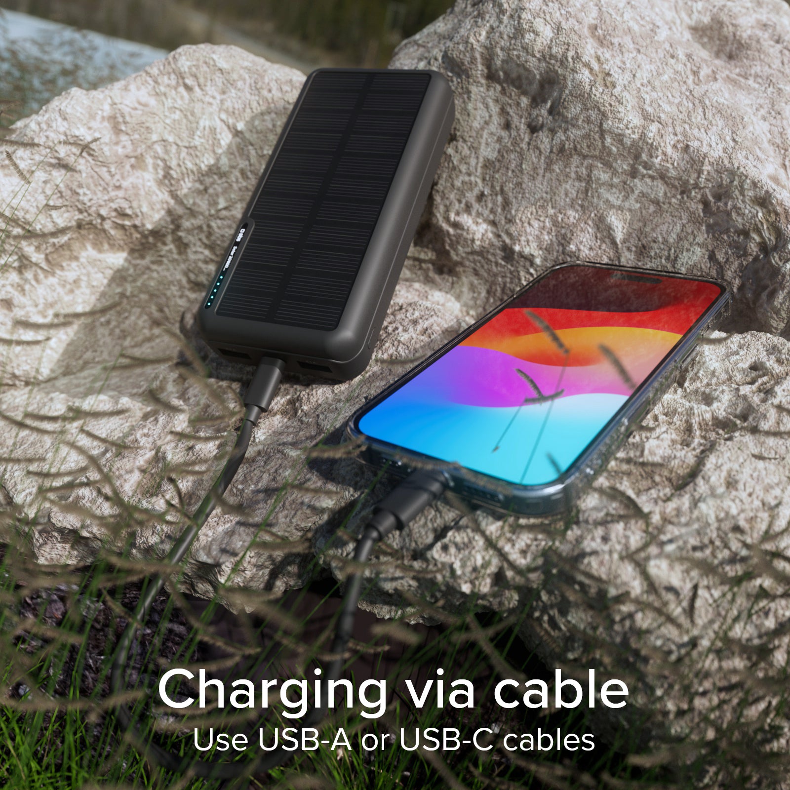 20,000 mAh Solar Power Bank
