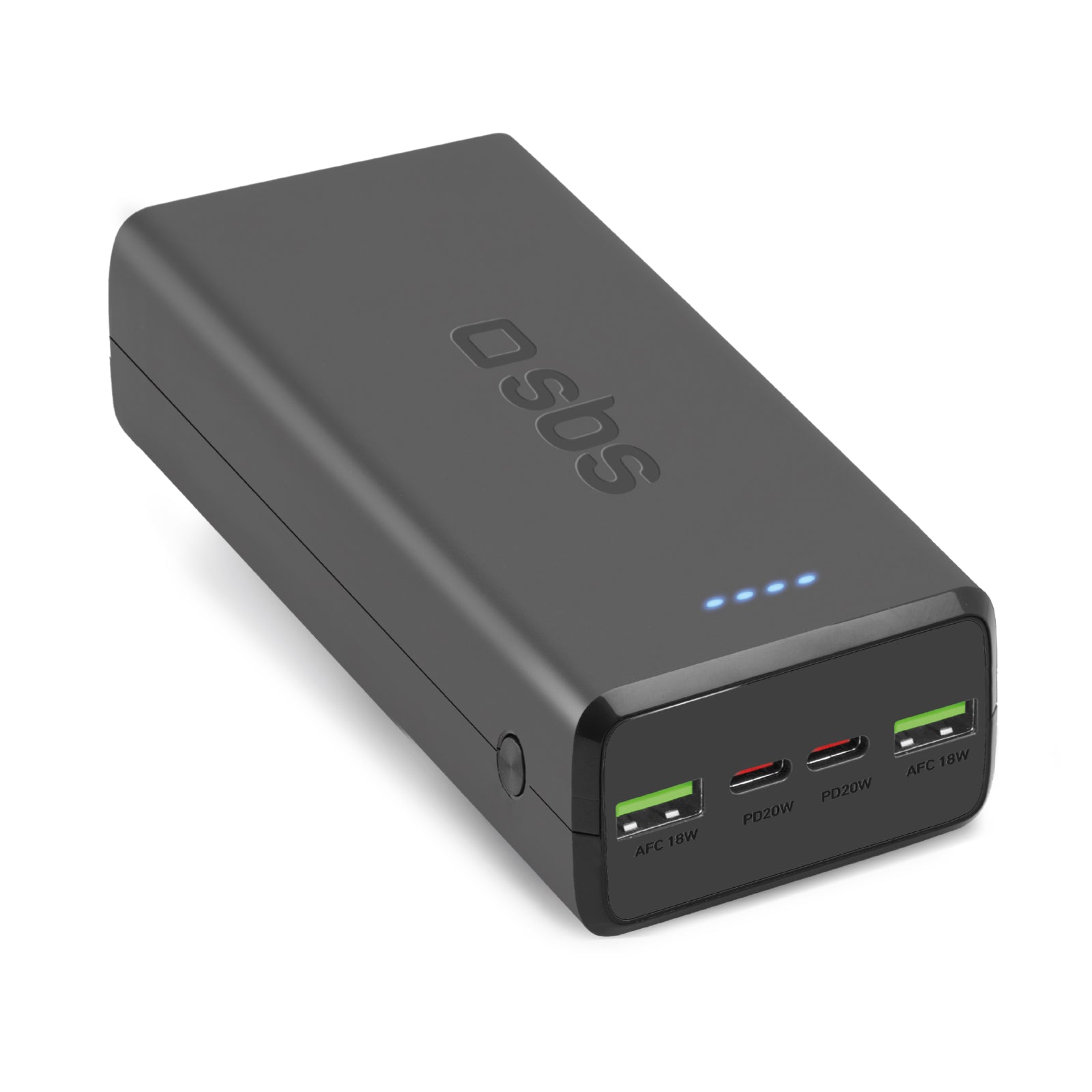 Power bank de 30 000 mAh con 2 puertos USB-C y 2 puertos USB-A