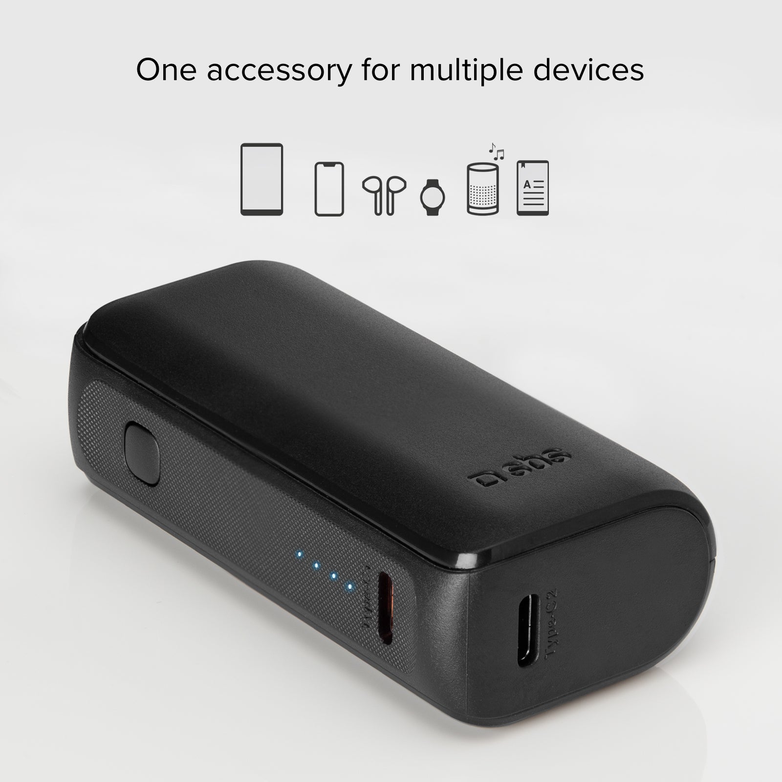 Ultrakompakte Powerbank mit 5000 mAh
