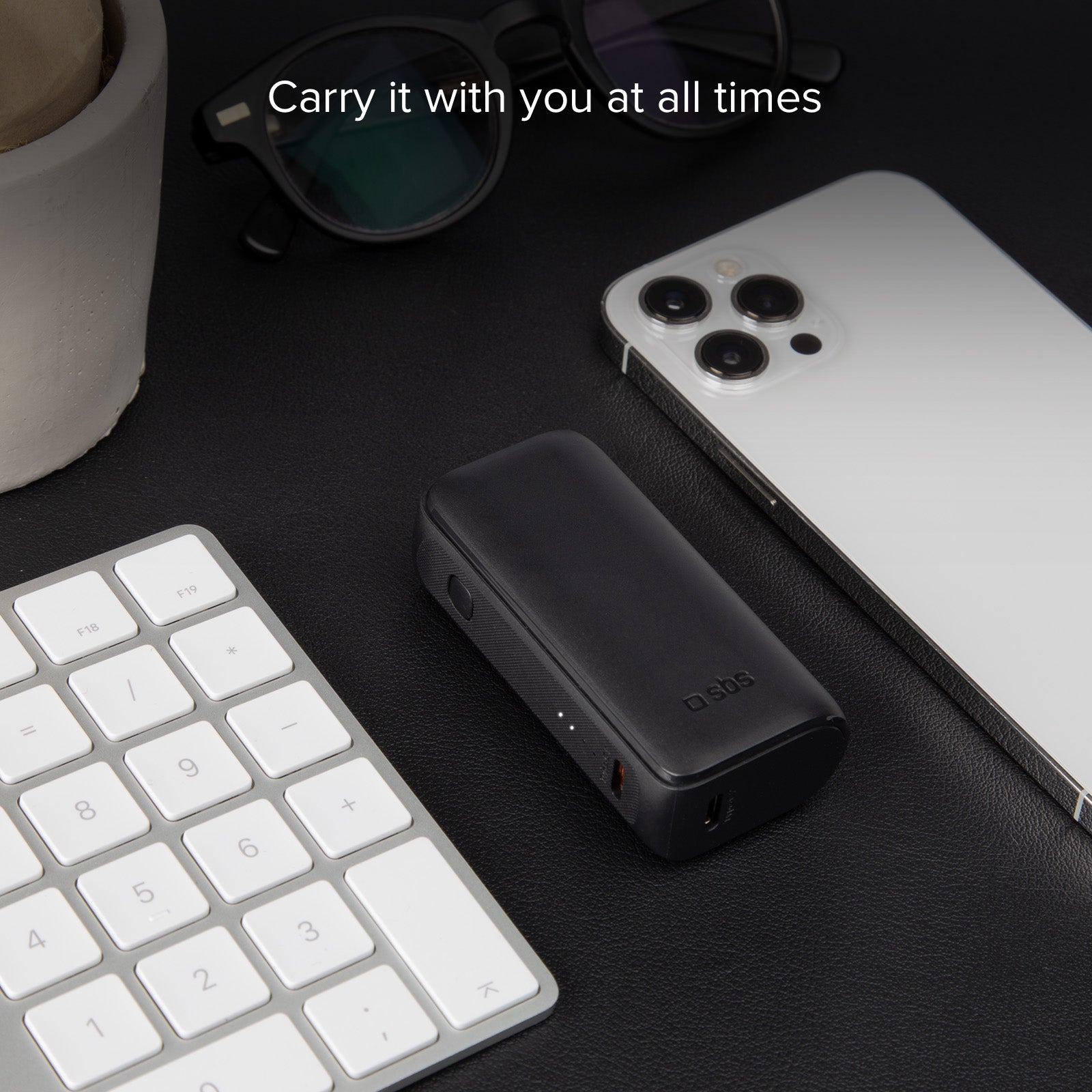 Ultrakompakte Powerbank mit 5000 mAh