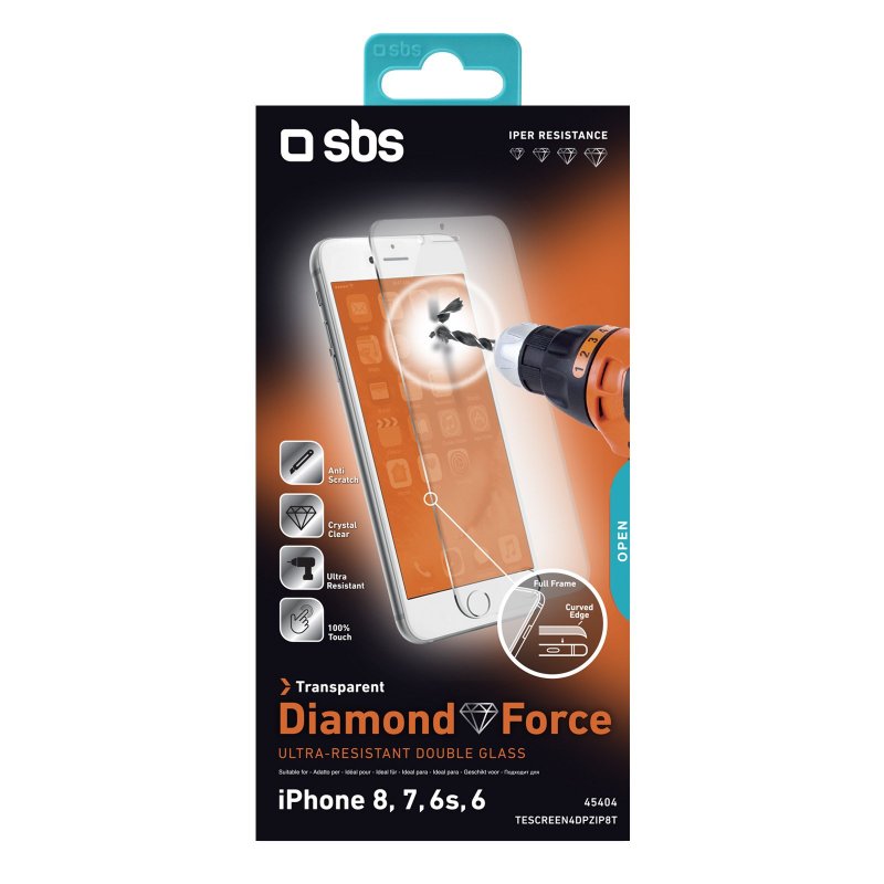 4D Glass Screen Protector for iPhone 8/7/6s/6