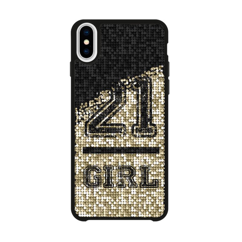 Jolie cover with 21 Girl theme for iPhone XS/X
