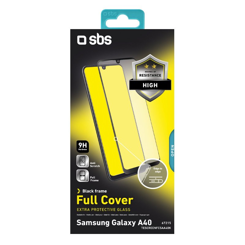 Full Cover Glass Screen Protector for Samsung Galaxy A40