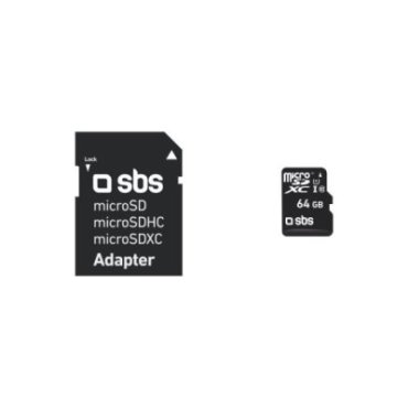 Micro SDXC 64 GB Classe 10 avec adaptateur