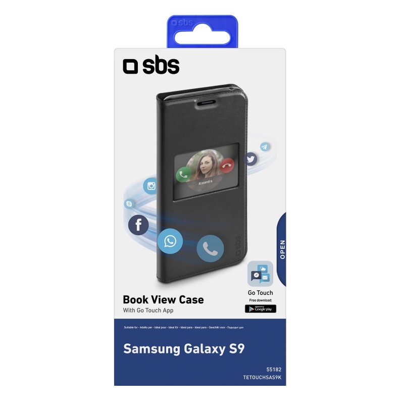 Book View Case for Samsung Galaxy S9