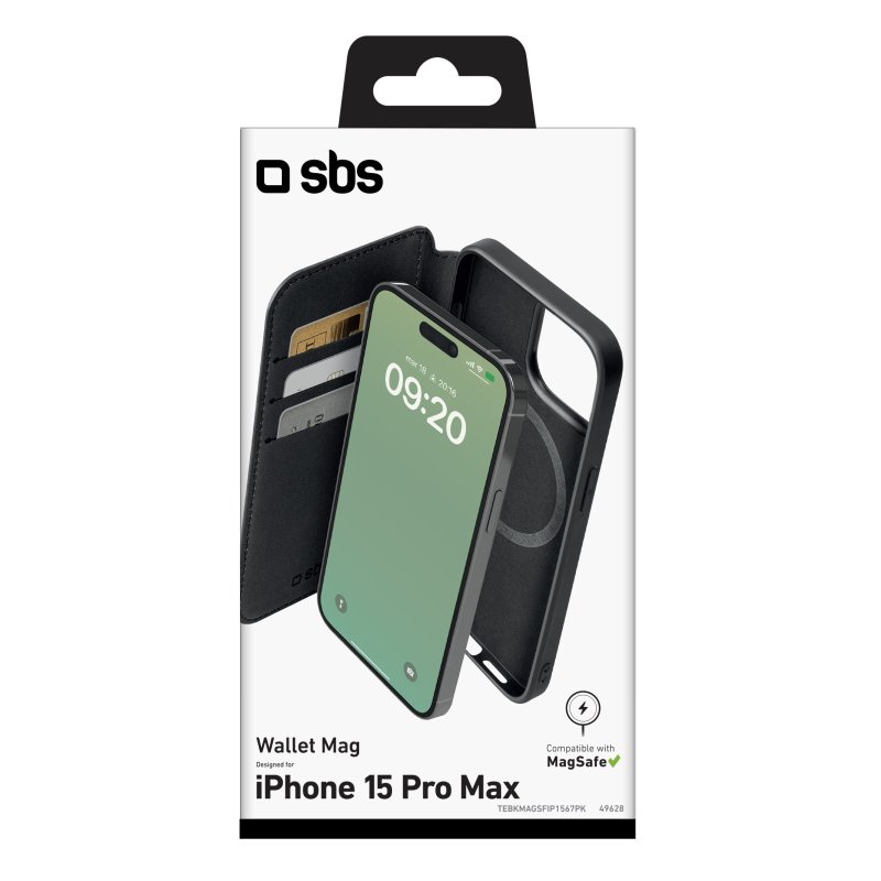 Aufklappbare Hülle kompatibel mit MagSafe iPhone 15 Pro