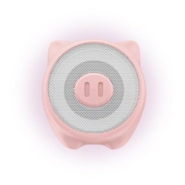 Wireless speaker in the shape of a piglet