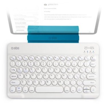 Universal Swiss-German wireless keyboard with stand function