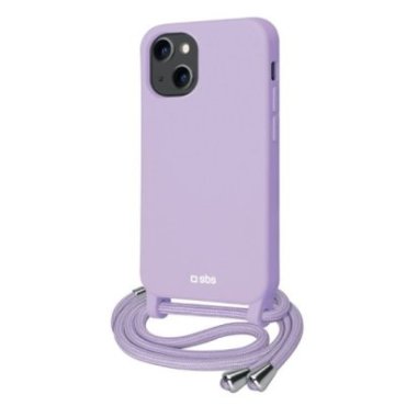 Housse colorée avec cordon pour iPhone 13