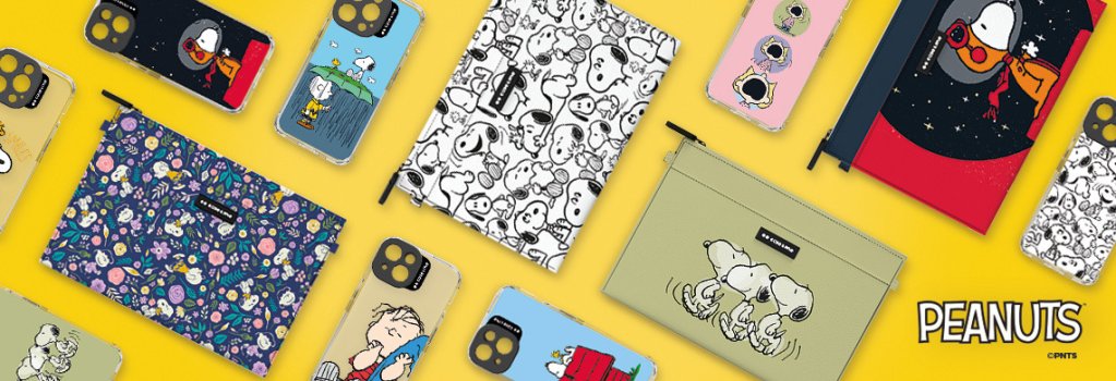 PARTNERSHIP CON I PEANUTS: ACCESSORY IN CO-BRANDING CON SNOOPY E I SUO AMICI