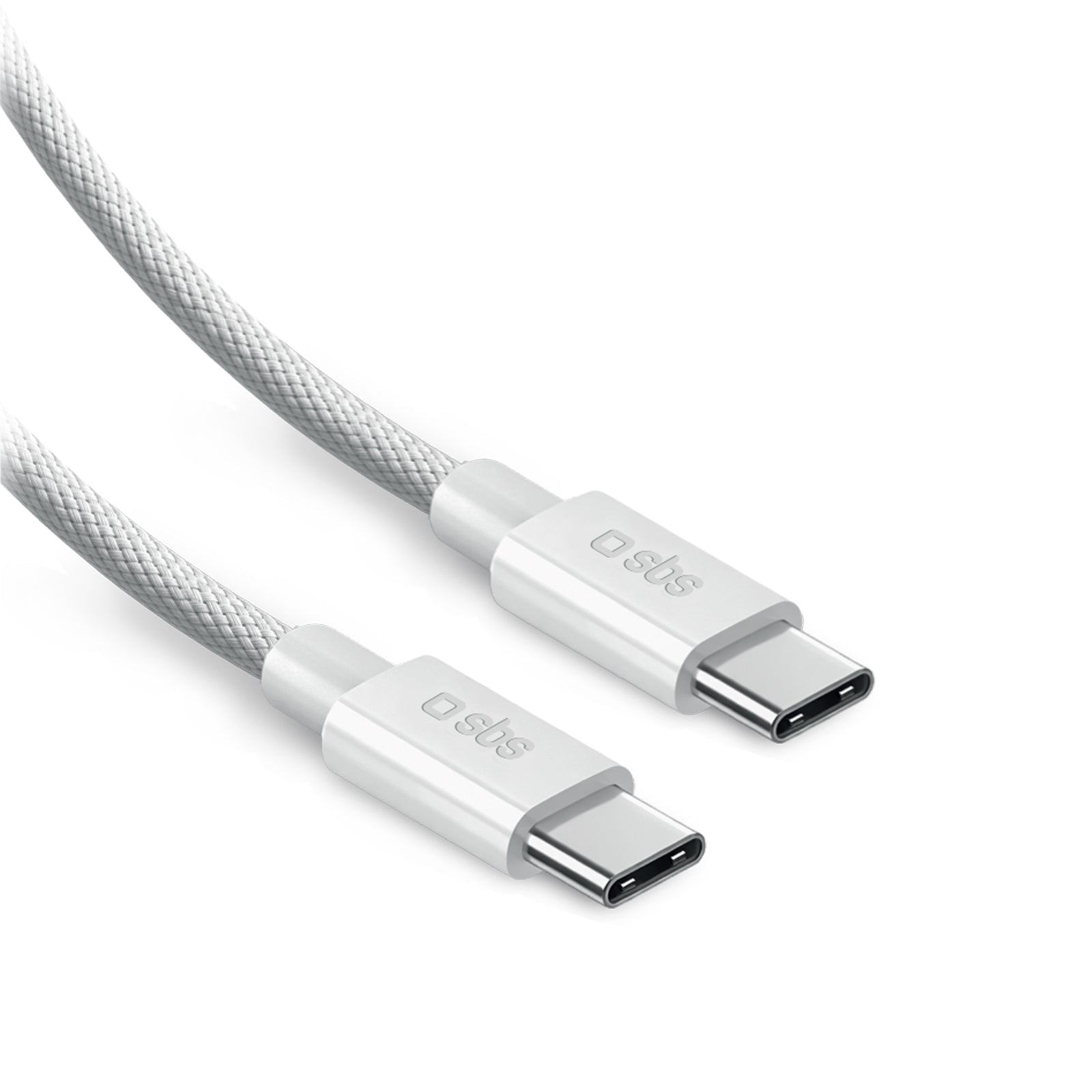 Cable de carga y datos para portátil, USB-C 2.0 100W, 2 metros en nailon trenzado