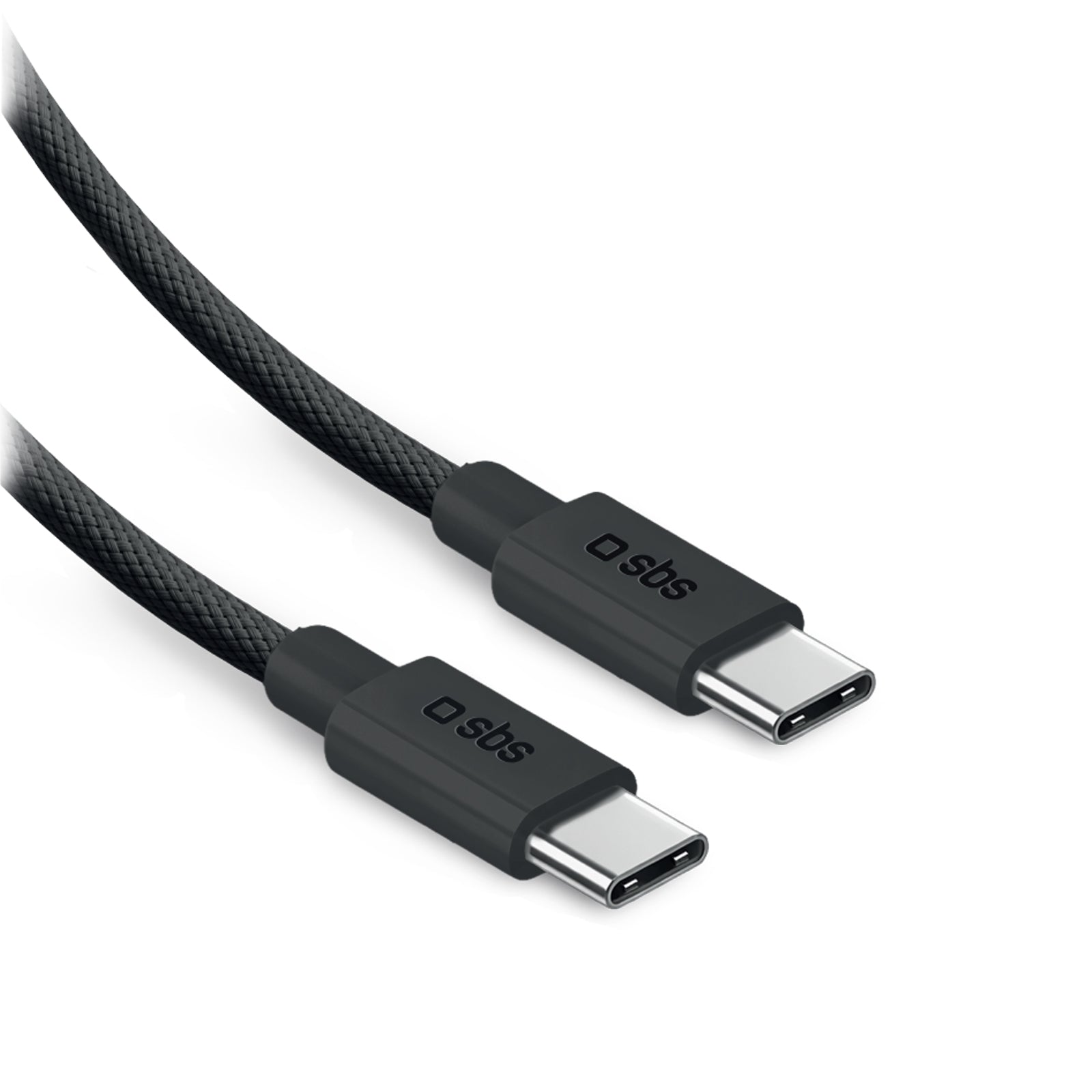Cable de carga y datos USB-C 2.0 240W 2 metros, funda de nailon trenzado antienredos