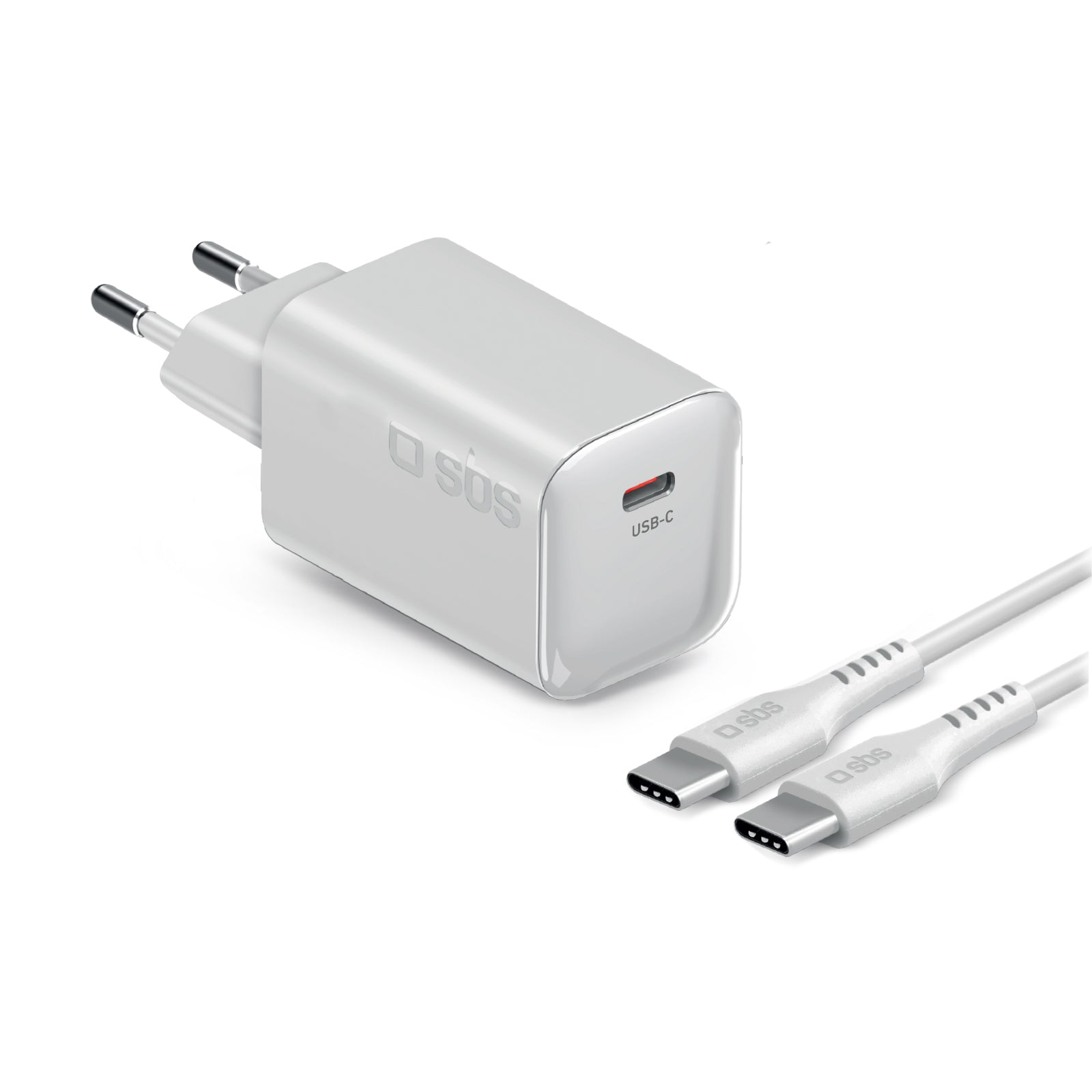 Kit caricatore da parete 70W Power Delivery GaN e cavo USB-C 2m, ideale per MacBook