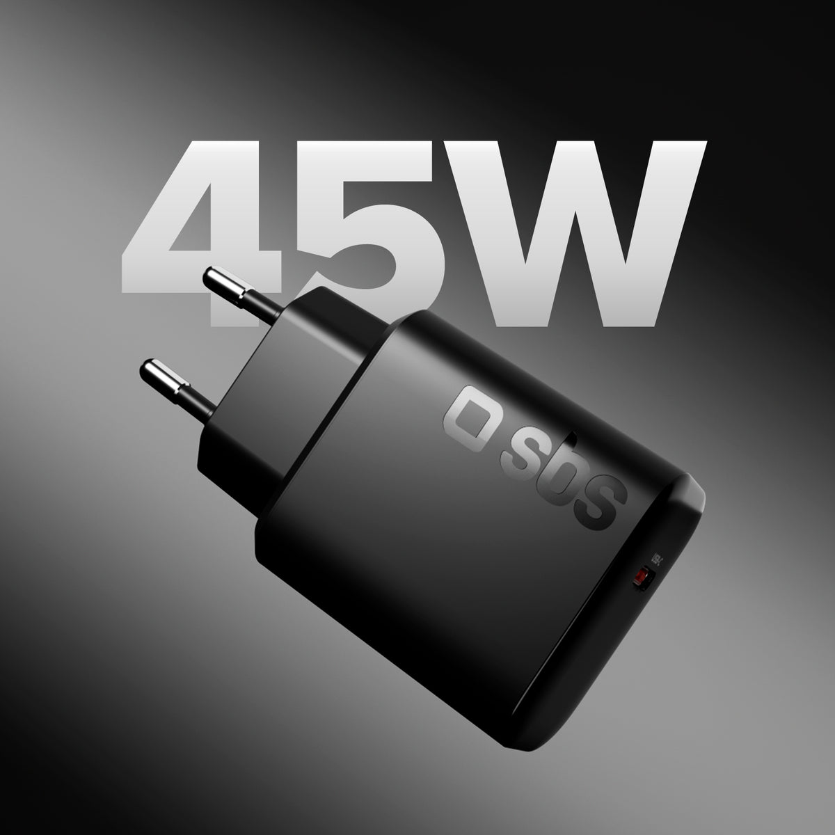 Kit ricarica 45W PD con cavo USB‑C 2m