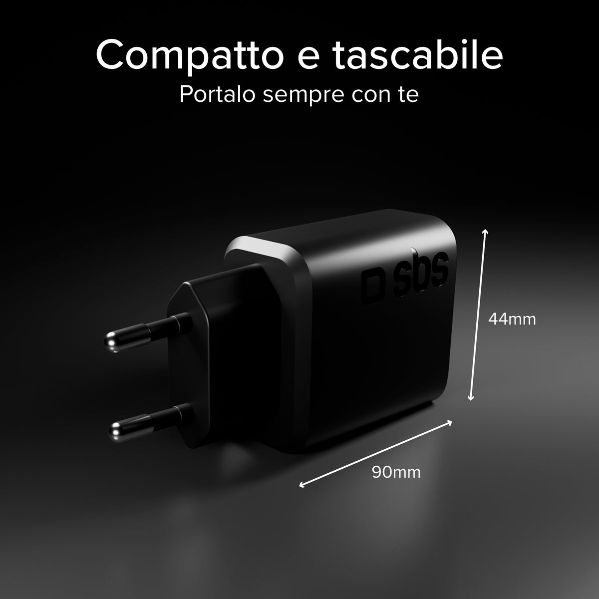 Kit de carga ideal para portátiles con cargador 45W Power Delivery y cable USB-C de 2 m