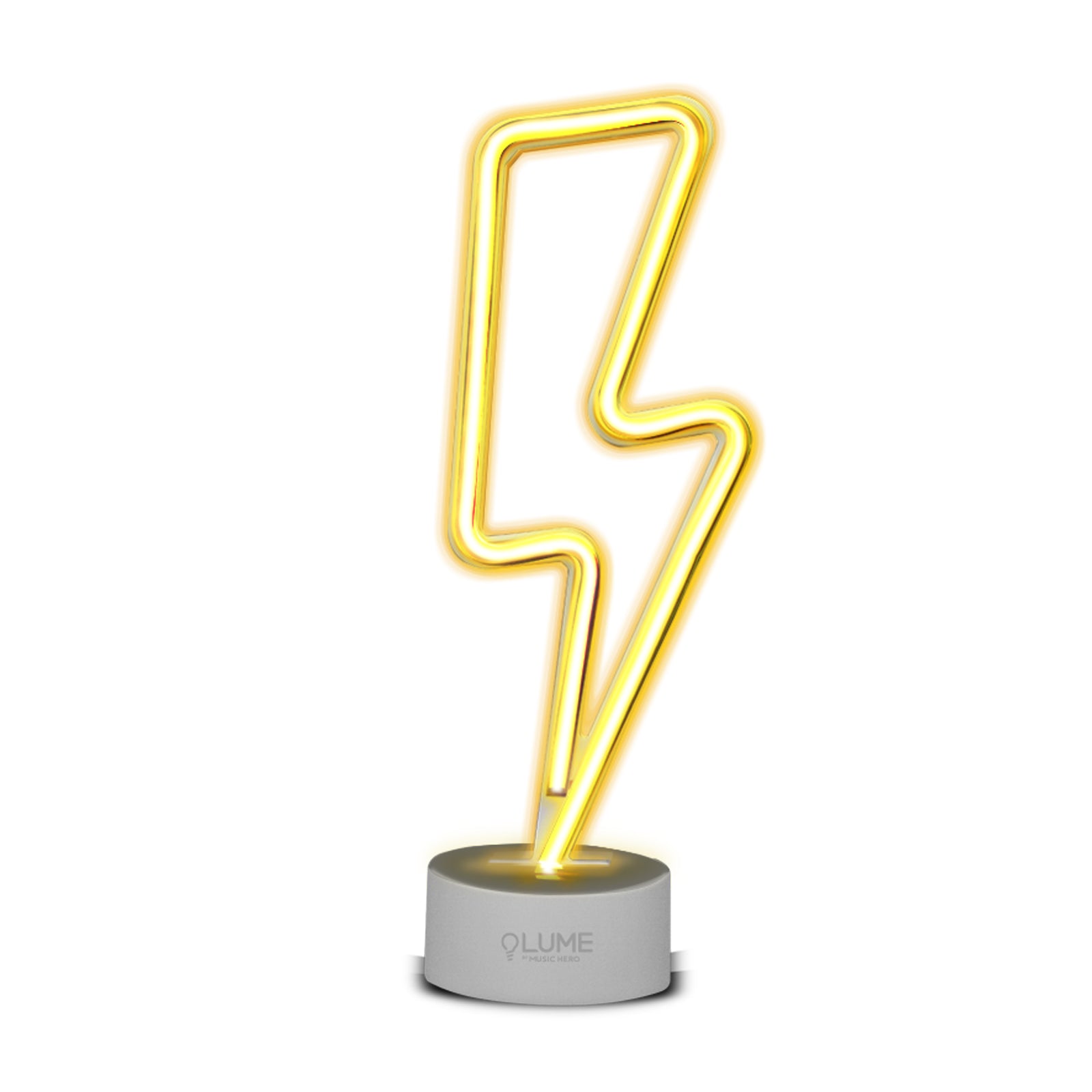Letrero luminoso LED "Electric Bolt Power" con efecto neón para interiores