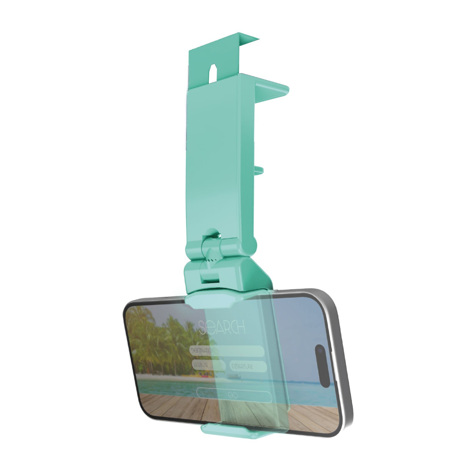 Adjustable, compact travel mobile phone holder