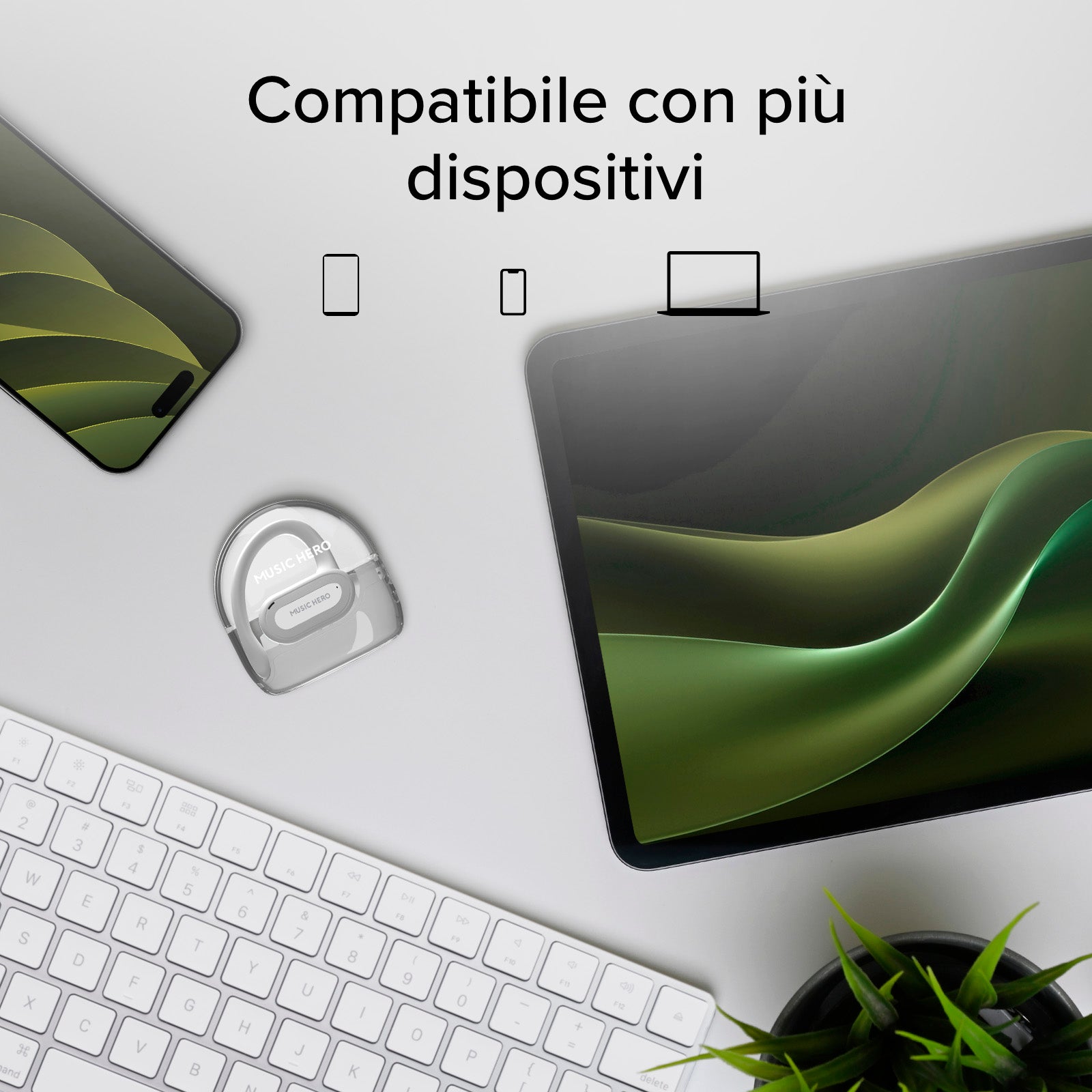 Auricolari OWS con archetti integrati