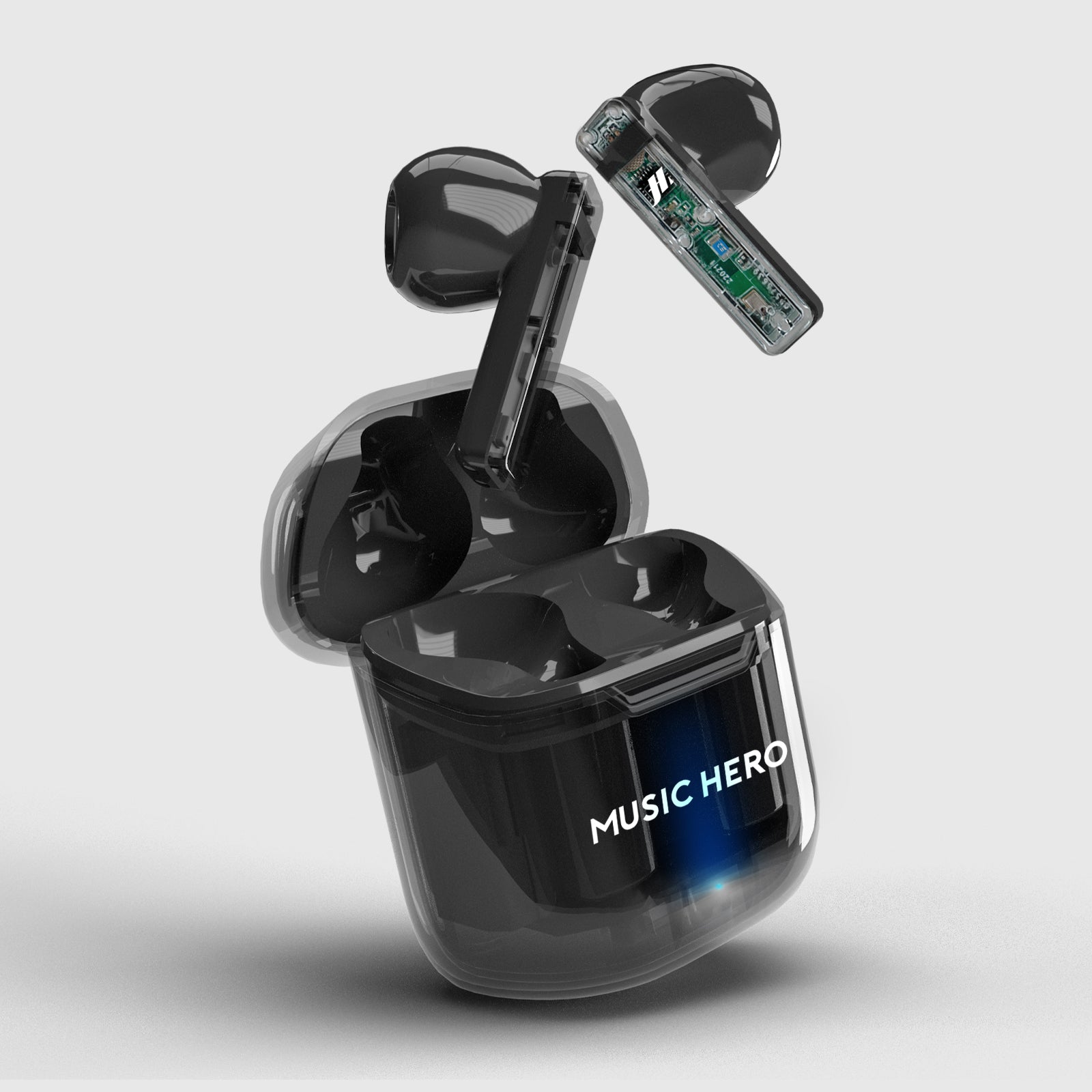 TWS Icy – auricolari dotati di tecnologia True Wireless Stereo e con design trasparente
