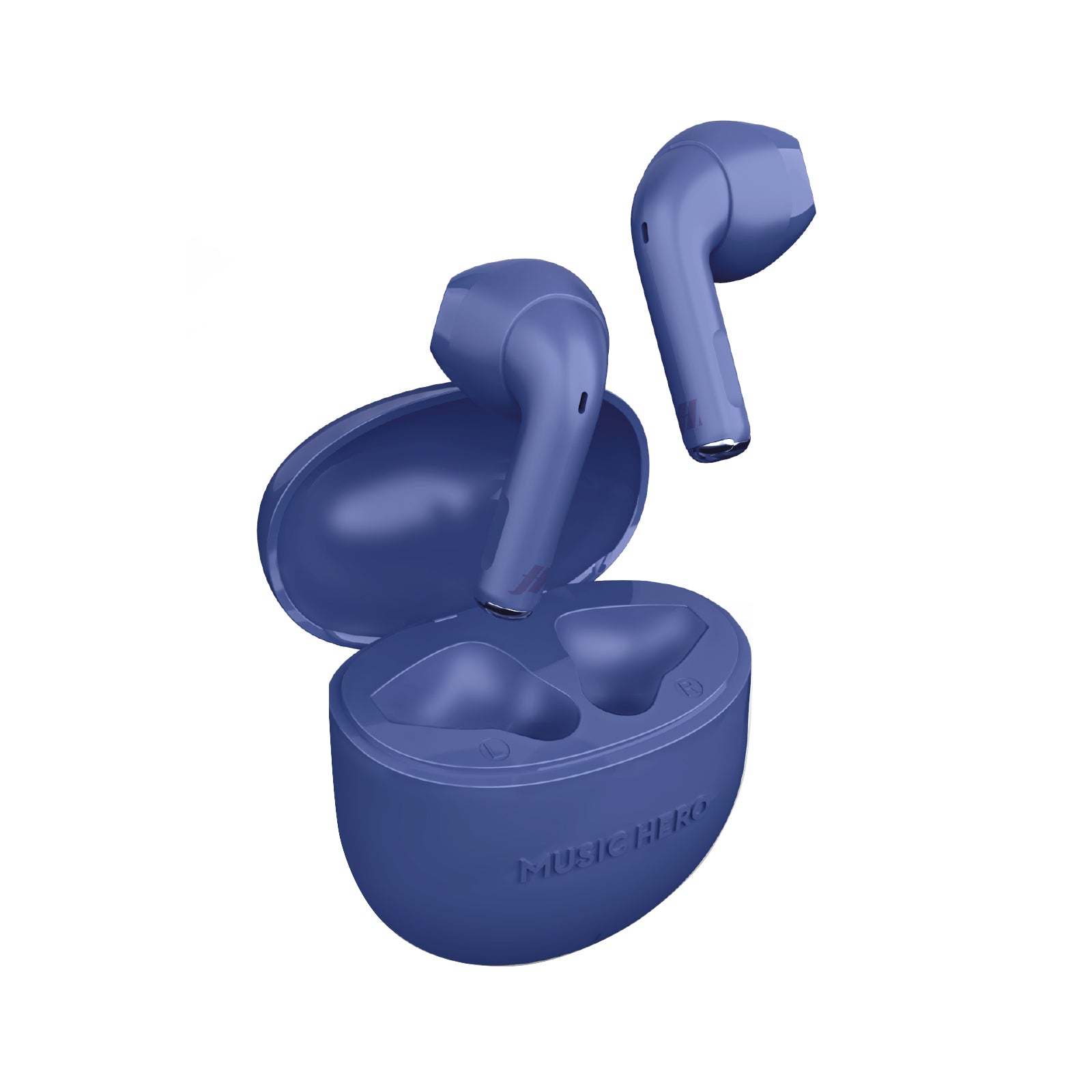 Auricolari True Wireless Nusoul con custodia di ricarica, microfono integrato, design ergonomico e connessione wireless stabile per musica e chiamate