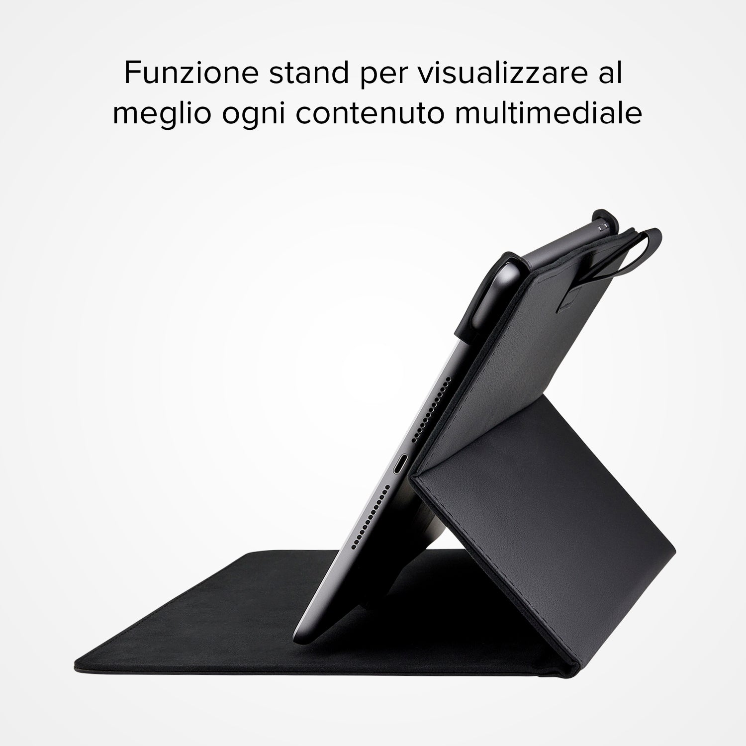 Smart Book Case - Custodia a libro con funzione stand per tablet 9" a 11"