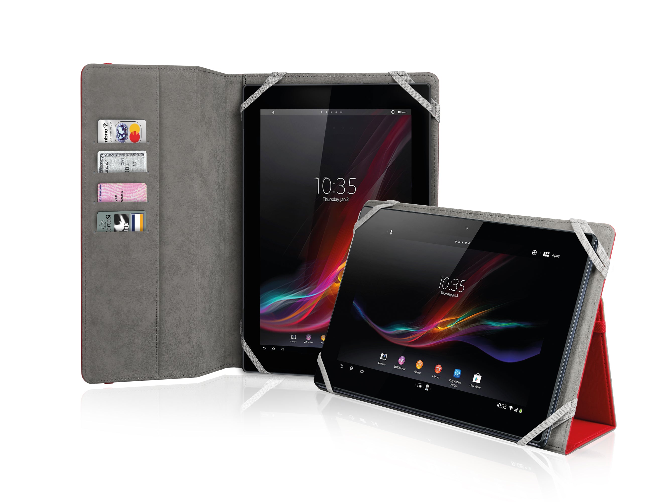 Étui livre universel Bookstyle pour tablette 10 po