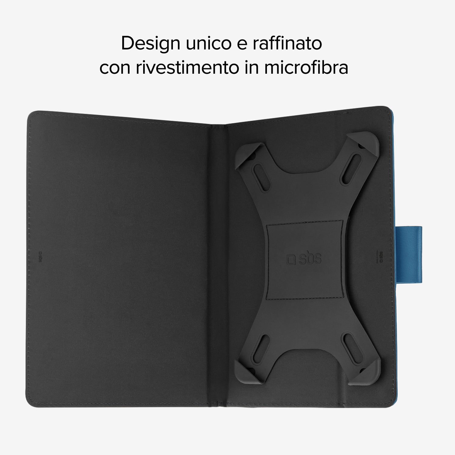 Custodia a libro universale Book Rotation per Tablet fino a 11''