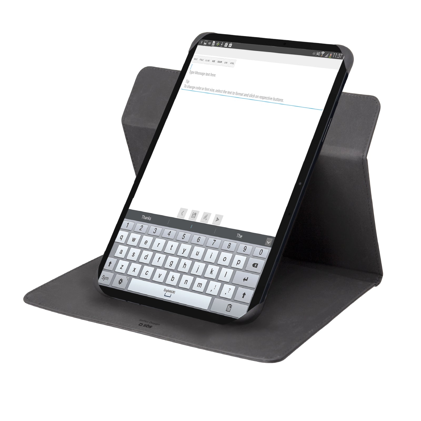 Book Case - Custodia a libro per tablet fino a 11’’ con supporto girevole