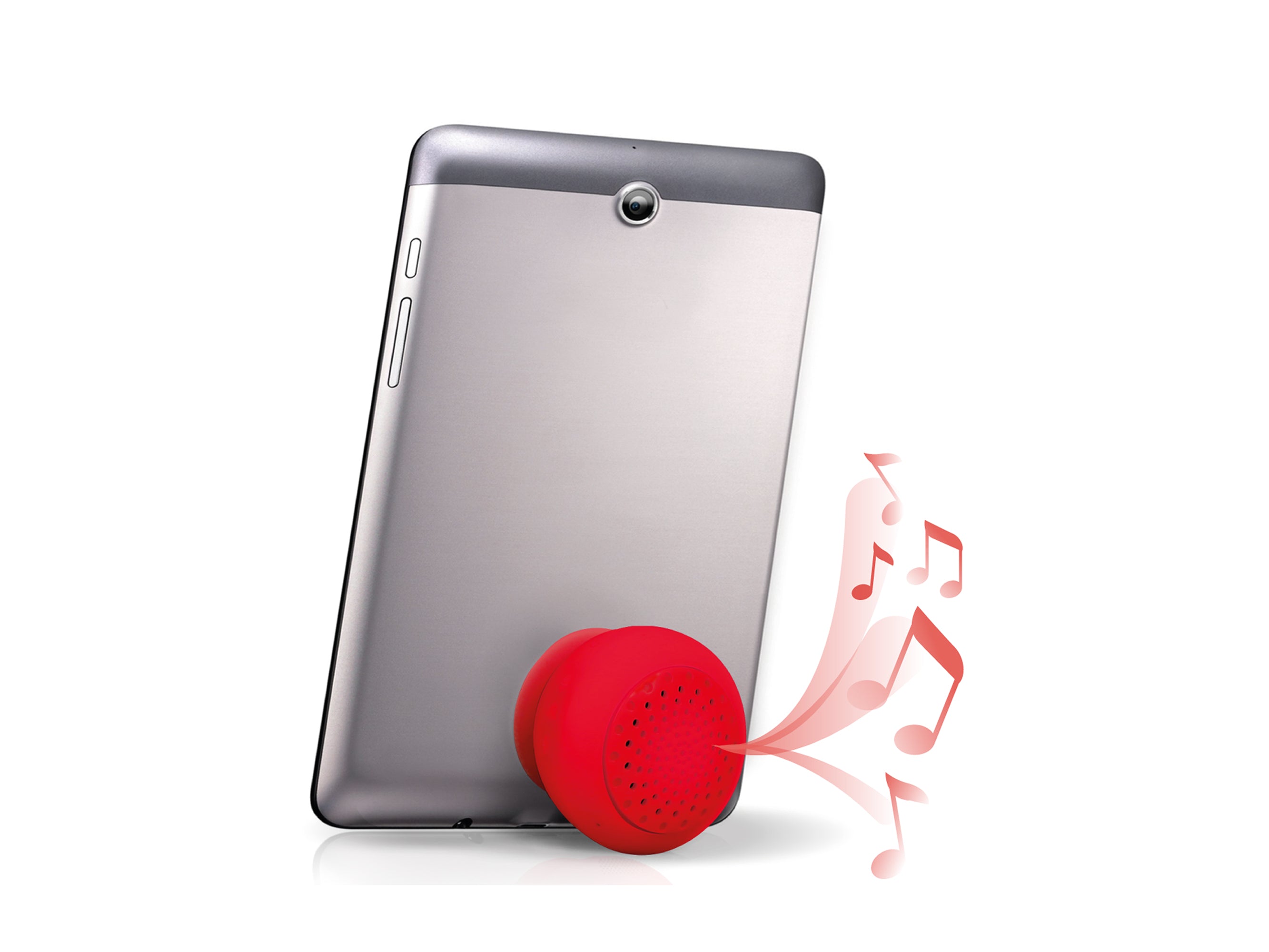 Speaker wireless with stand sucker function for Tablet and Smartphone