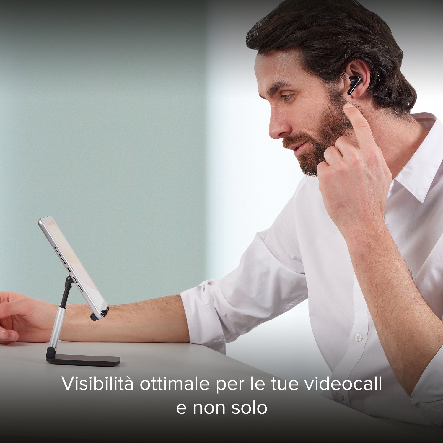 Support de bureau portable pour smartphones et tablettes jusqu'à 12"