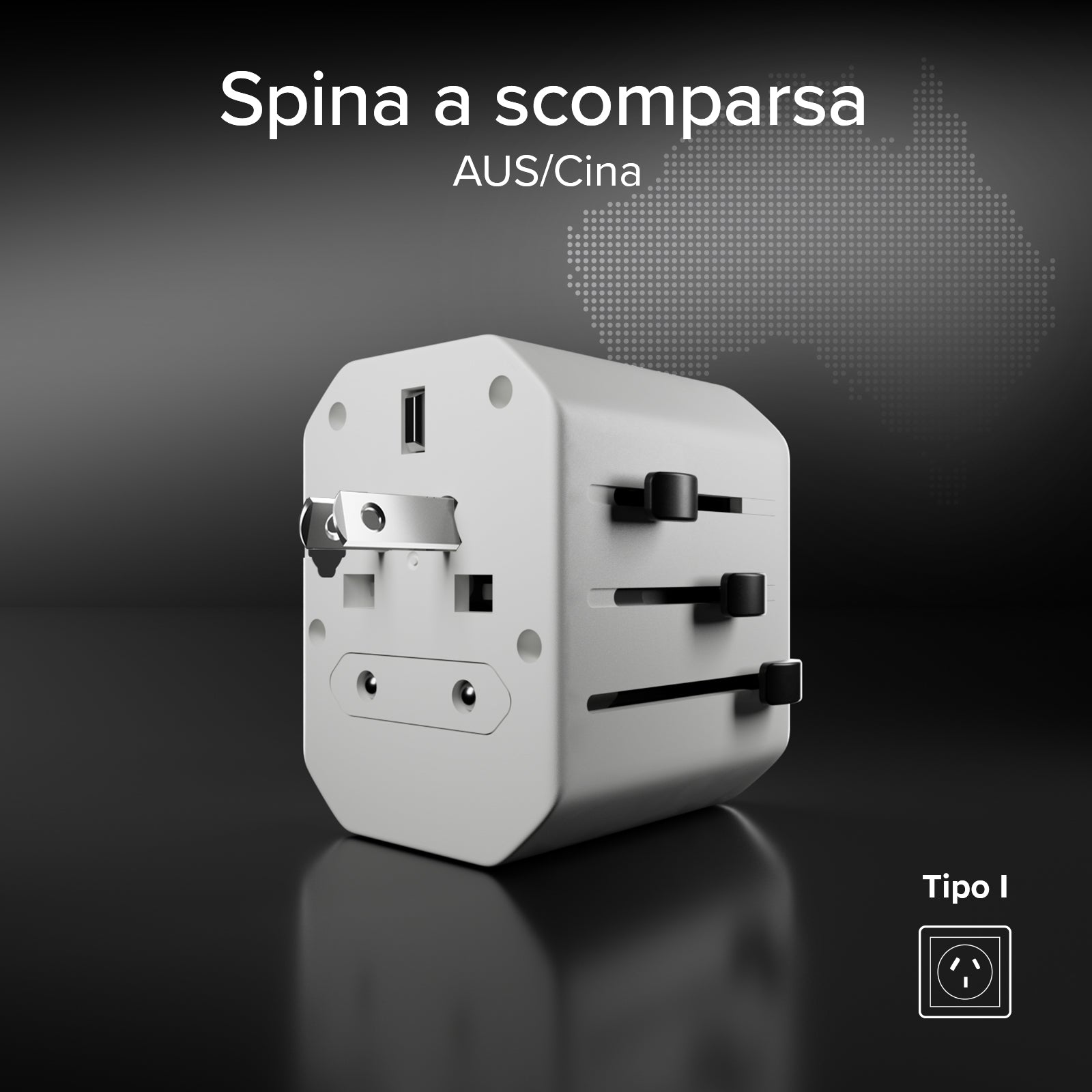 Adaptateur universel de voyage Europe, Amérique, Asie, Afrique