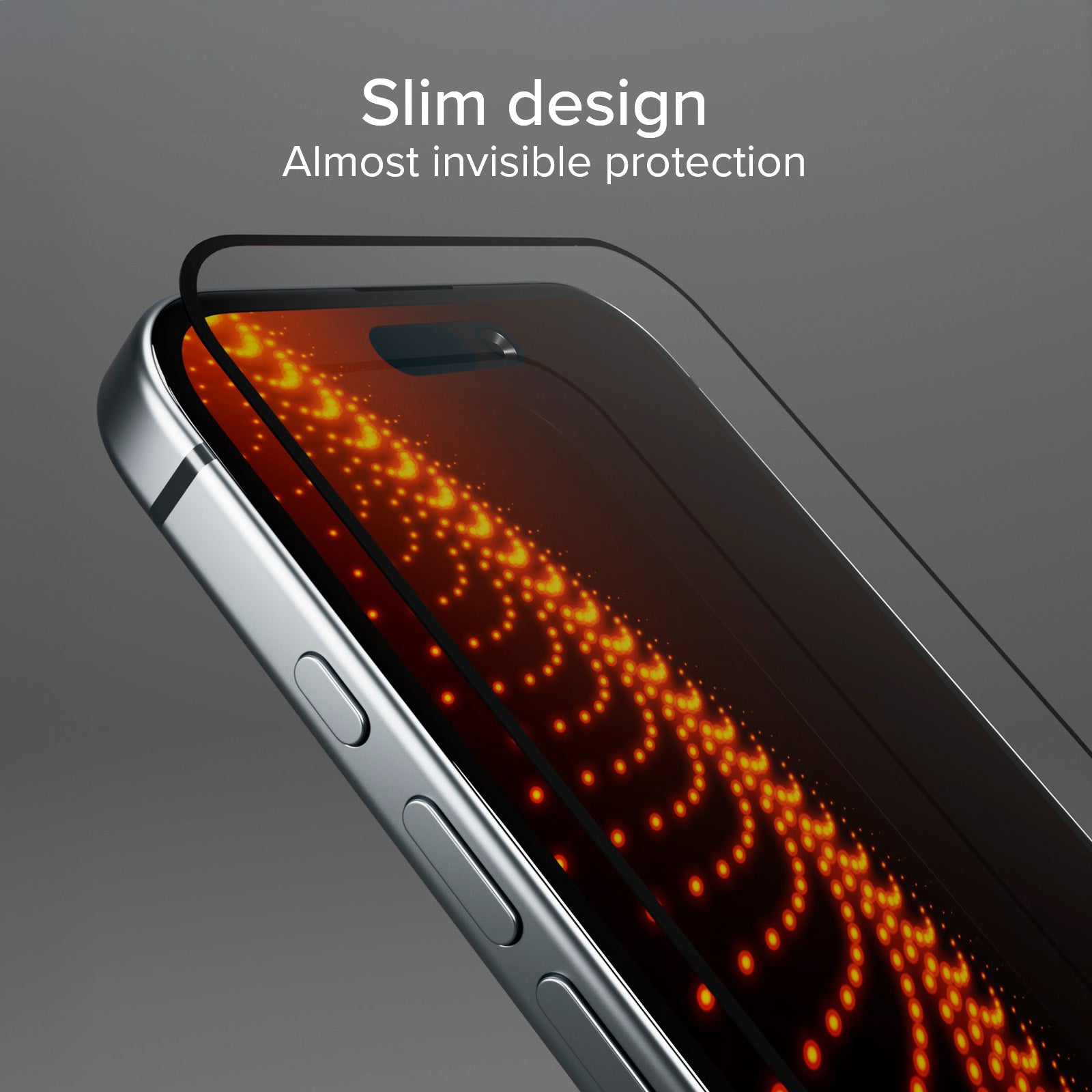 Ultra-strong D3O Screen Protector Technology with Applicator for iPhone 16e/14/13 Pro/13 Max