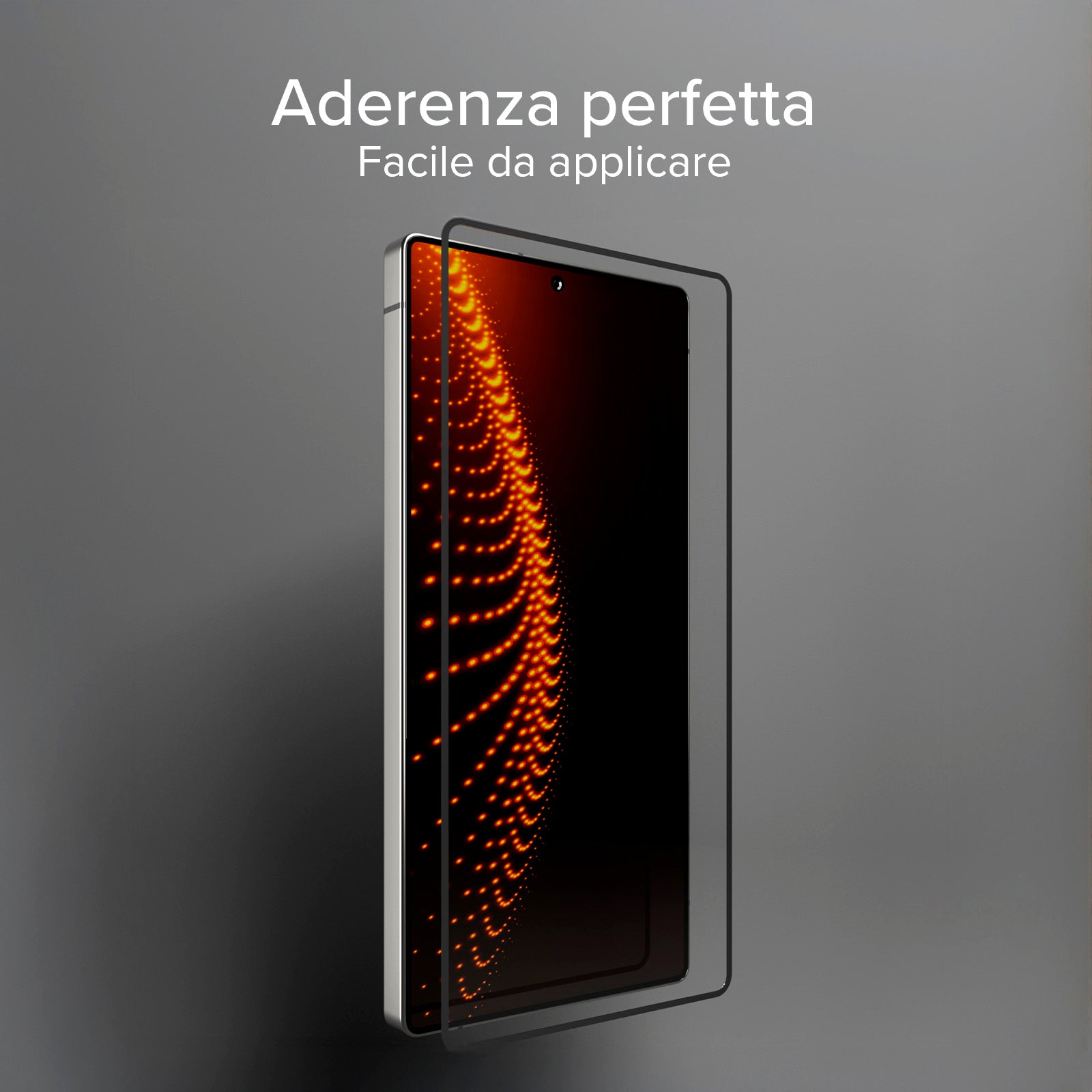 Vetrino ultraresistente per Samsung S25/S24 con tecnologia D3O con applicatore