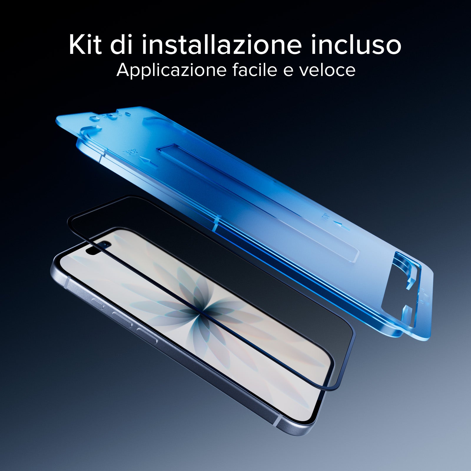 Vitre de protection Full Cover anti-lumière bleue avec technologie Eyesafe® CPF60 pour iPhone 17/16 Pro