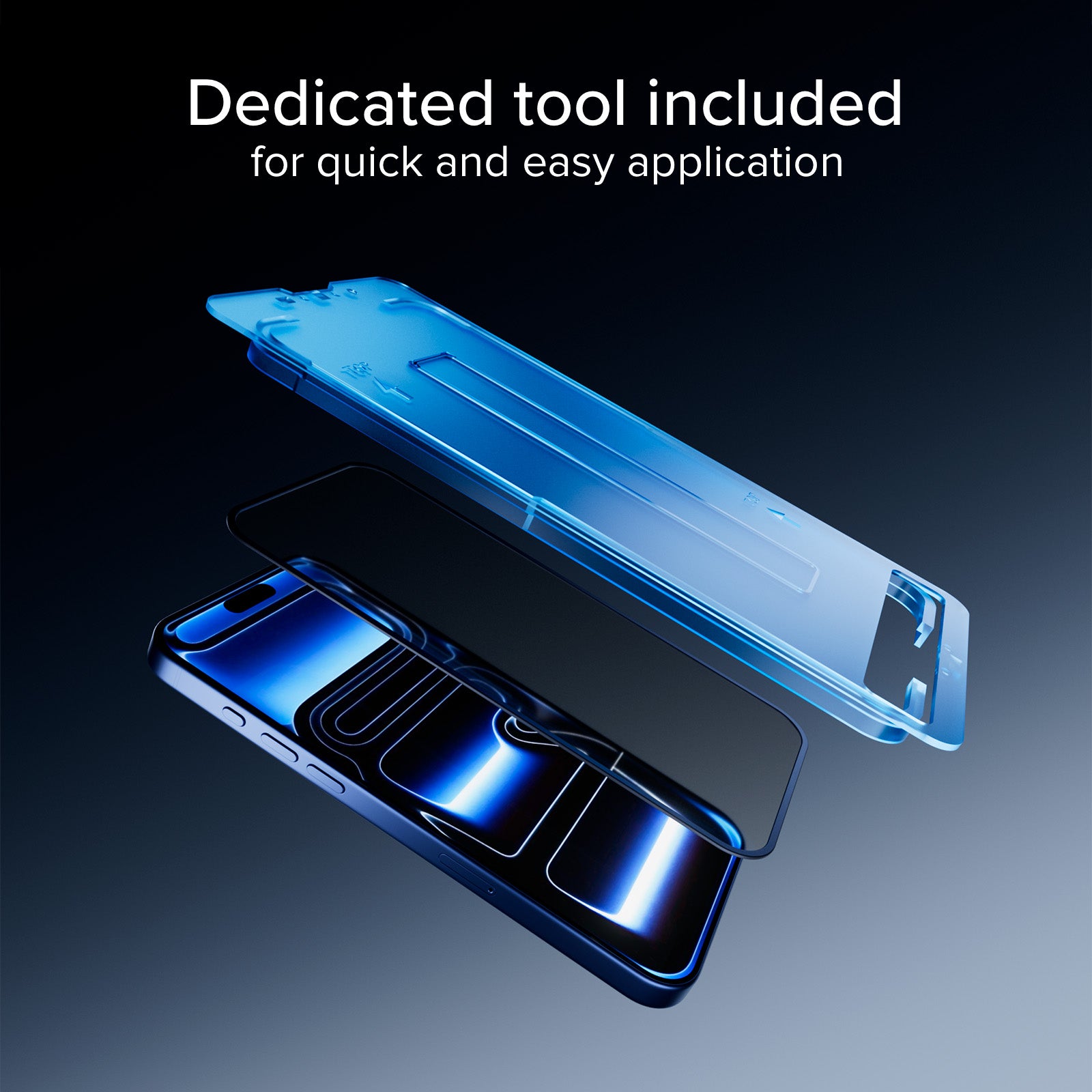 Vidrio protector de pantalla Full Cover anti-luz azul con tecnología Eyesafe® CPF60 para iPhone 17 Pro Max/16 Pro Max