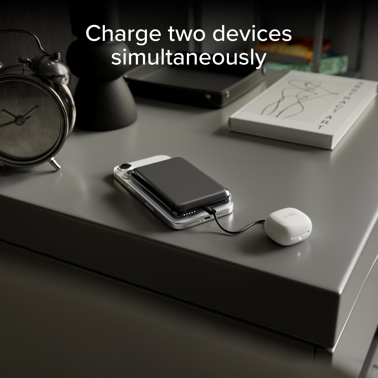 Magnetische 10000 mAh Qi2.2 25W Powerbank mit Power Delivery 3.0 und Aluminium-Finish