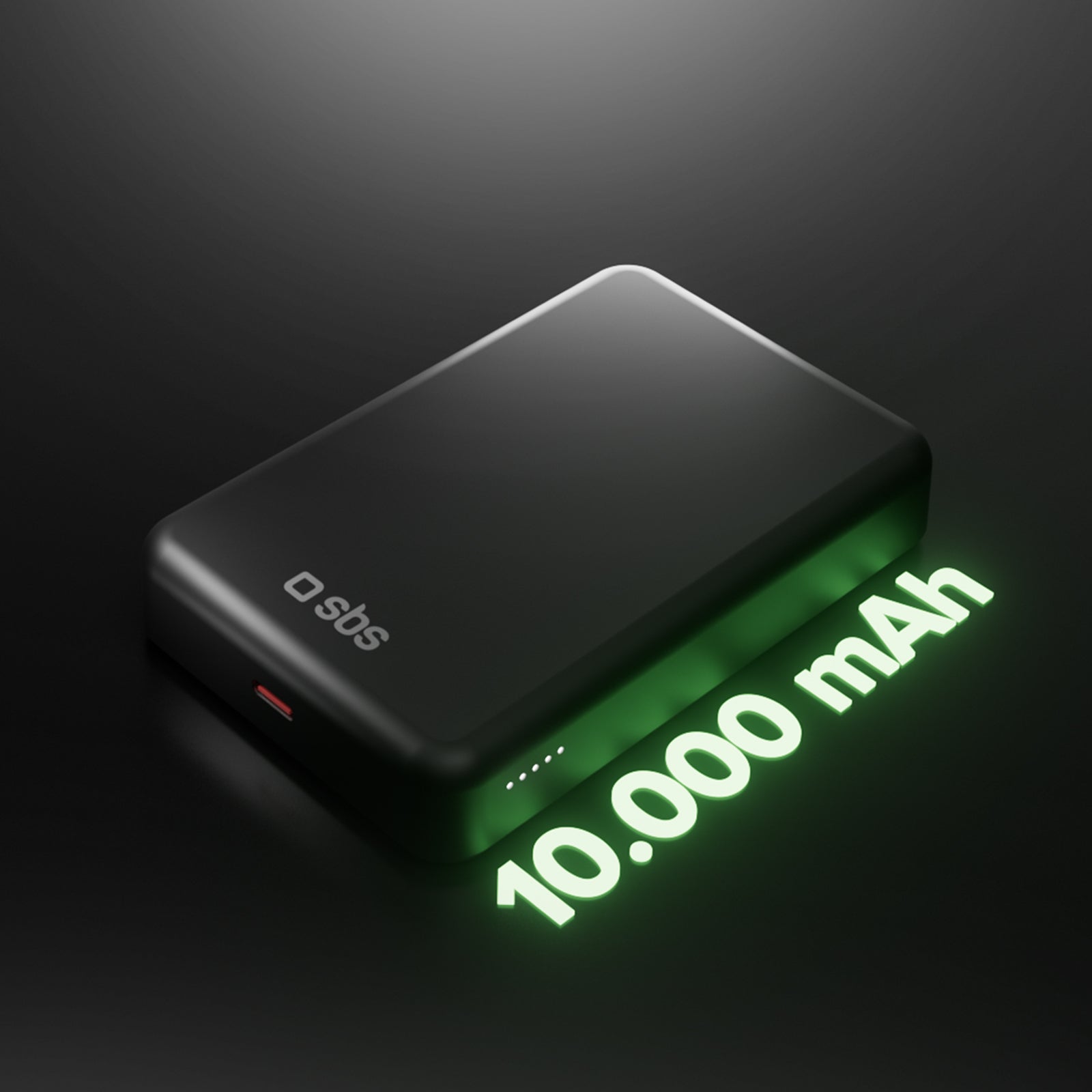 10,000 mAh Wireless Qi2 Power Bank with USB-C