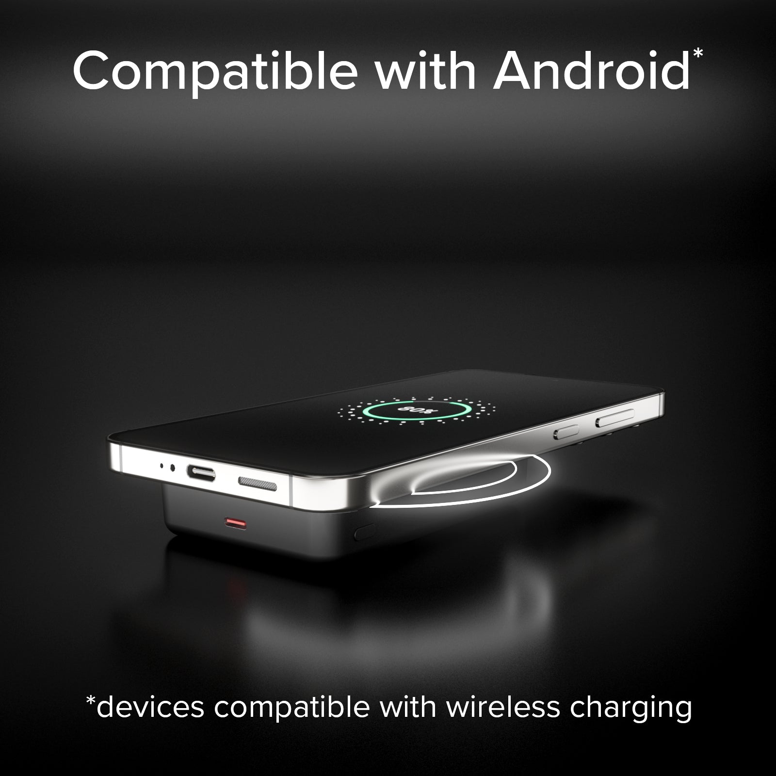 Batería externa inalámbrica Qi2 de 10.000 mAh con USB-C