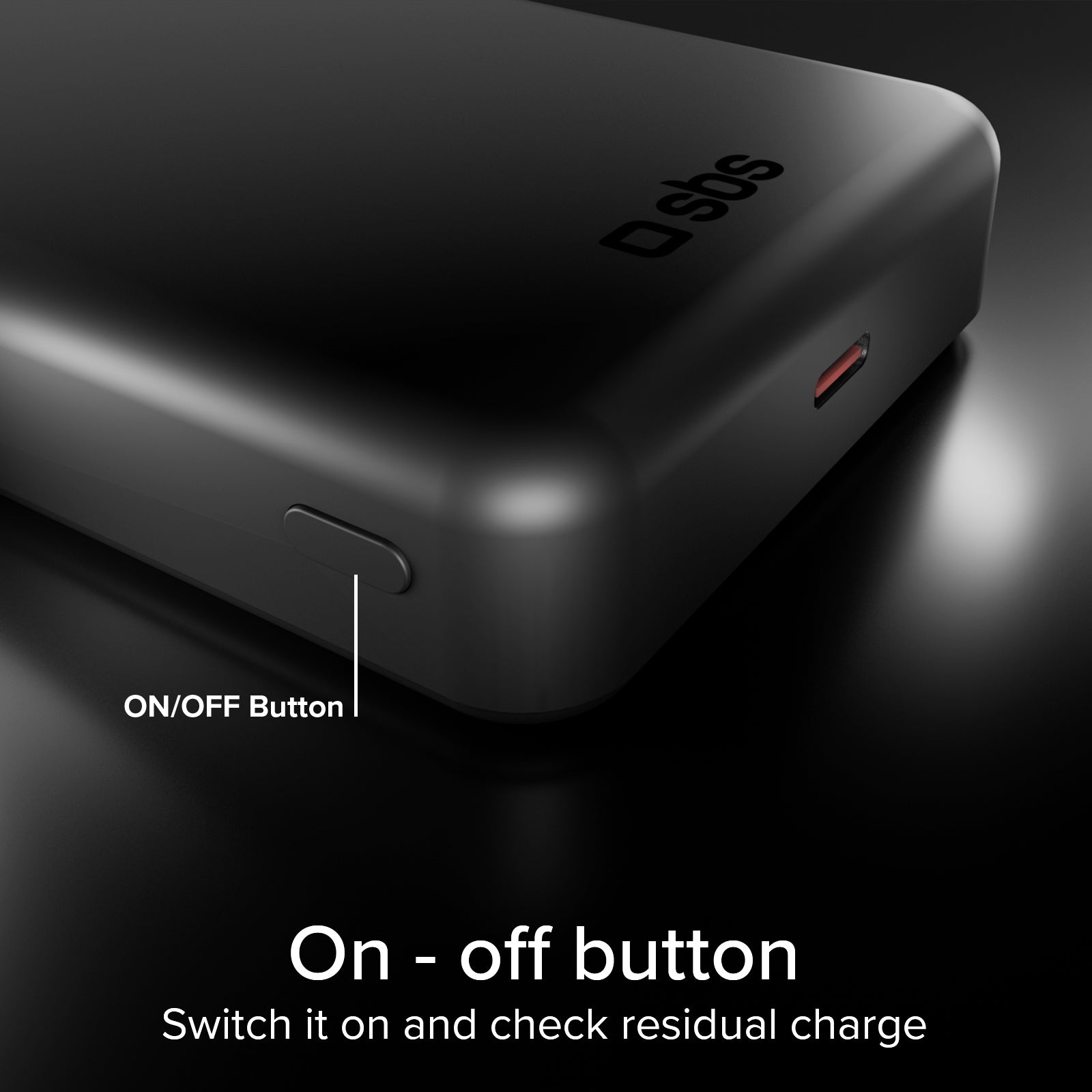 Batería externa inalámbrica Qi2 de 10.000 mAh con USB-C