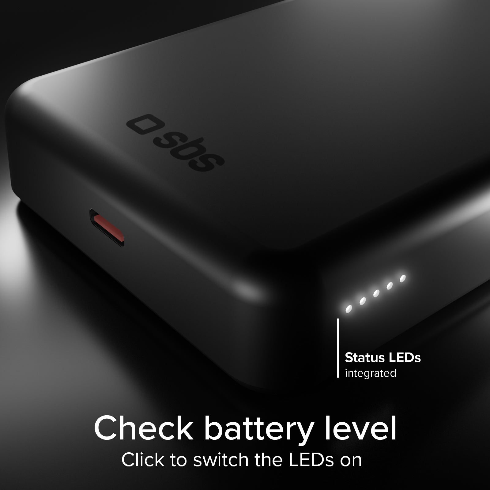 Batería externa inalámbrica Qi2 de 10.000 mAh con USB-C