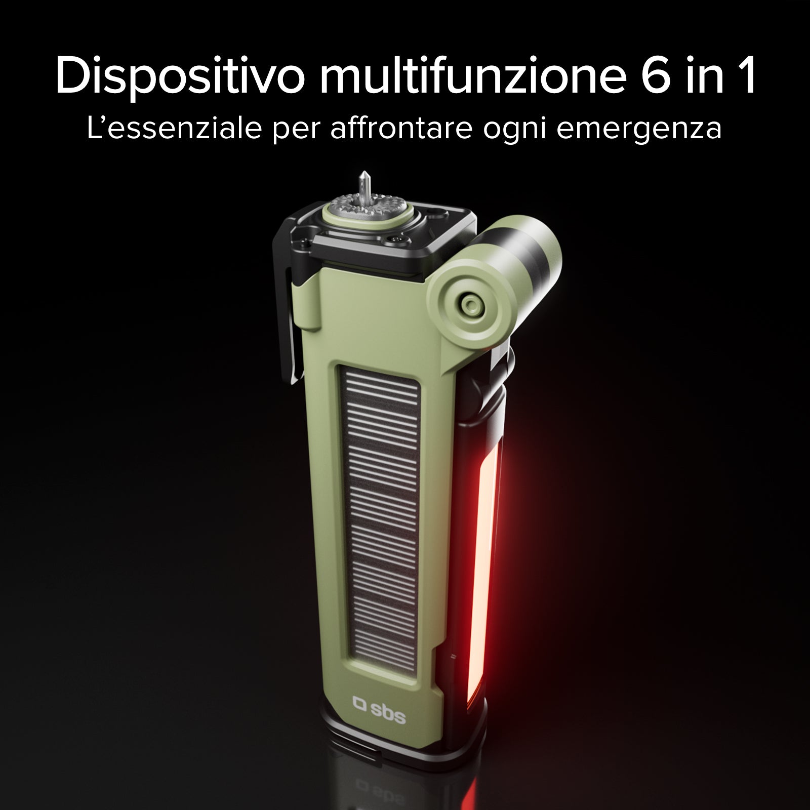 Multifunctional 3000 mAh Power Bank with SOS kit