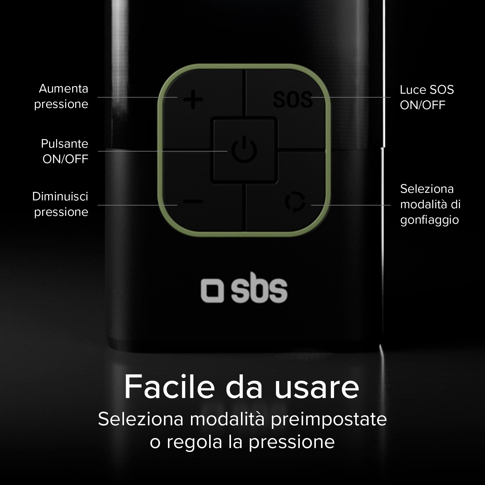 Compresor portátil con función batería externa 3600 mAh 5 W y linterna LED para emergencias en exteriores
