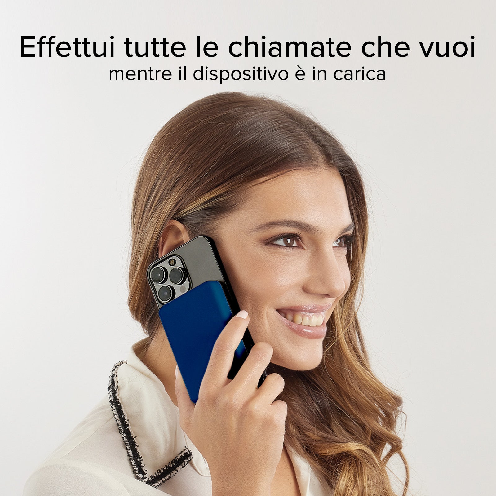 Power bank mag 5.000 mAh Wireless compatibile con iPhone con ricarica MagSafe