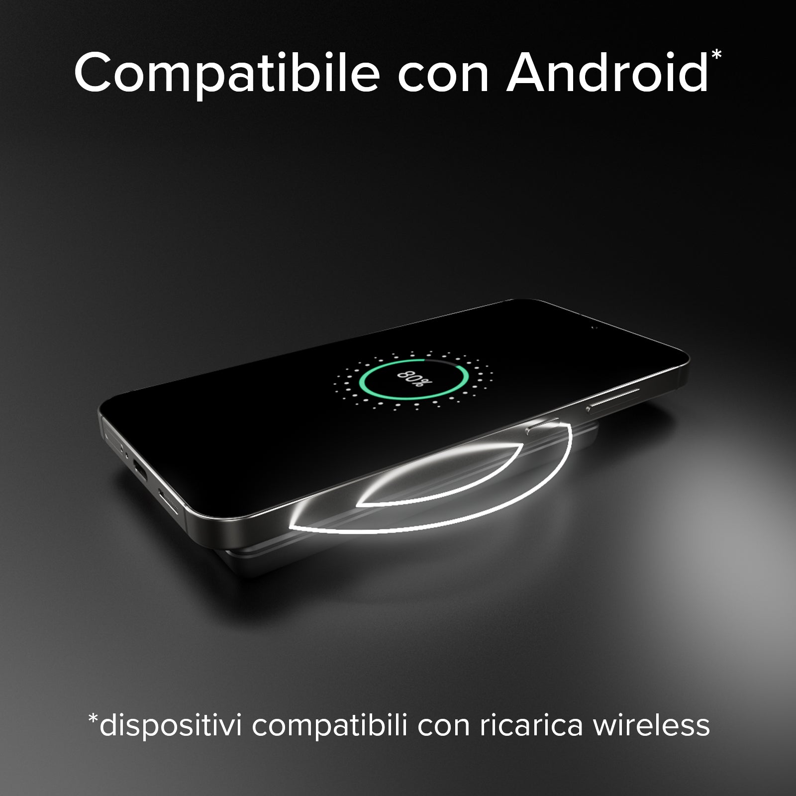 Power bank magnetico 5000 mAh con display e ricarica 15W